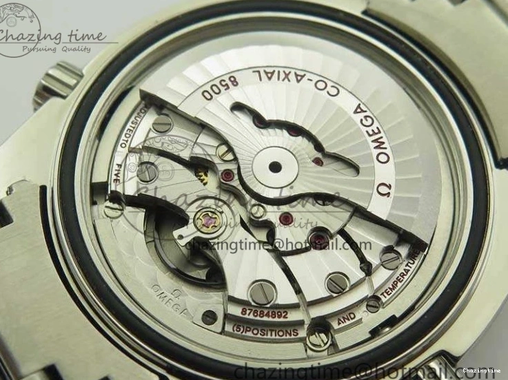 0321 Sleek Planet Ocean Professional Ceramic Bezel 42mm 1:1 MK Best Edition Silver Markers On SS Bracelet A 8085